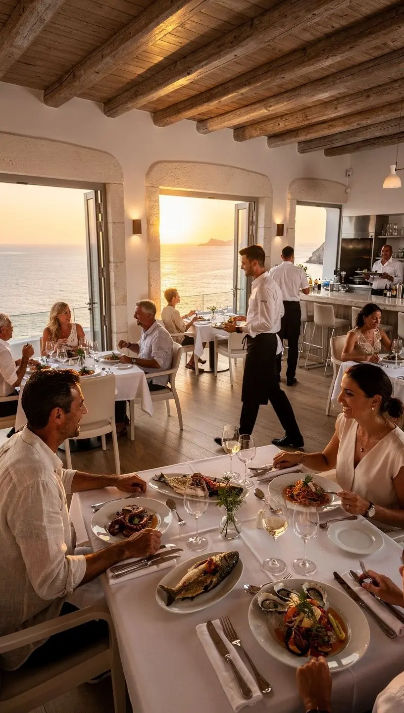 Φρέσκα ψάρια πουλιούνται στην αγορά της Ελλάδας